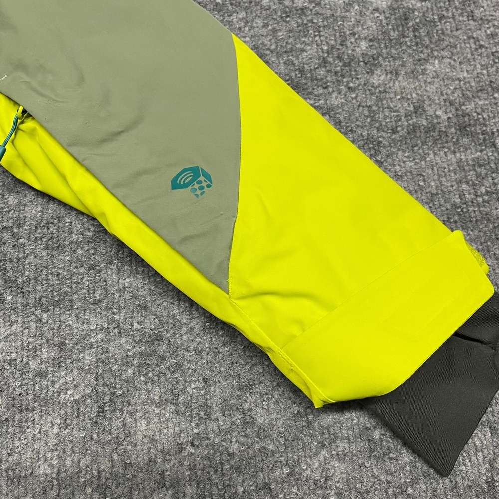 Mountain Hardwear Jacket Womens Medium Neon Yellow Polara Insulated RECCO Ski - Picture 7 of 16